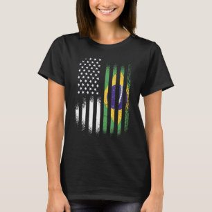Camiseta Patrimônio Americano Brasileiro Mês Brasil Patriot