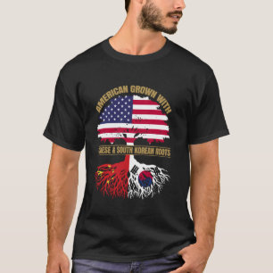 Camiseta Patrimônio Americano Cultivado com Raízes Chinesas