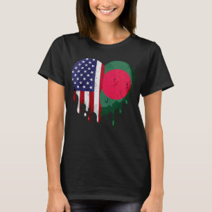 Camiseta Patrimônio Americano do Bangladesh Mês Bangladesh 