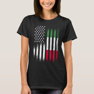 Camiseta Patrimônio Americano Italiano Mês Patriot Grow