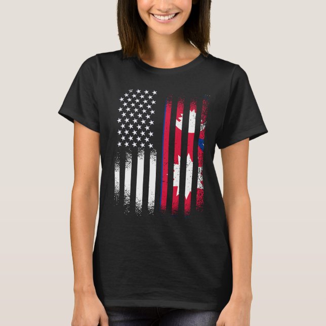 Camiseta Patrimônio Americano Nepalês Mês Albânia Patriot G (Frente)