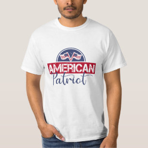 Camiseta Patrimônio Americano Orgulhoso - Bandeira dos EUA
