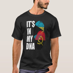 Camiseta Patrimônio Angolano E Bahamas De Mistura De DNA