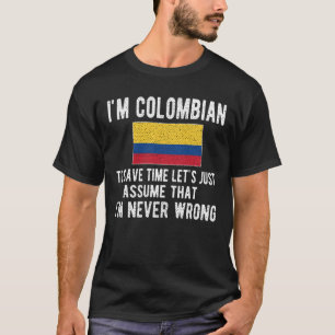 Camiseta Patrimônio colombiano Colômbia Roota Bandeira Colo