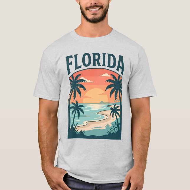 Camiseta Patrimônio Costeiro da Flórida (Frente)