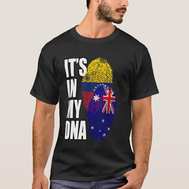 Camiseta Patrimônio Da Bandeira Do Adn Mix Da Venezuela E D (Frente)