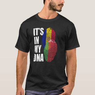 Camiseta Patrimônio Da Bandeira Do DNA Bielo-Russo E Andorr