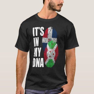 Camiseta Patrimônio Da Bandeira Do Dna Do Burundi E Do Domi