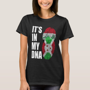 Camiseta Patrimônio Da Bandeira Do DNA Do Burundi E Do Iraq