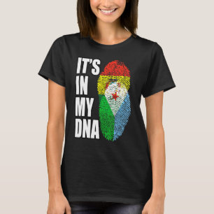 Camiseta Patrimônio Da Bandeira Do DNA Mix Da Bolívia E Do