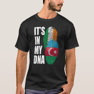 Camiseta Patrimônio Da Bandeira Do DNA Mix Da Irlanda E Do