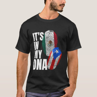 Camiseta Patrimônio Da Bandeira Do Dna Mix, Mexicano E Port
