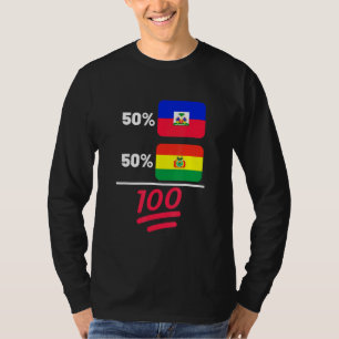 Camiseta Patrimônio da Bandeira do Mix Haitiano Plus