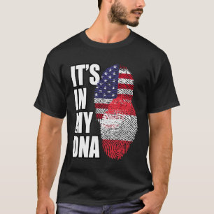 Camiseta Patrimônio Da Herança Da Marca De DNA Mistura Aust