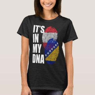 Camiseta Patrimônio Da Herança Da Marca De DNA Mistura Bósn