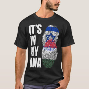 Camiseta Patrimônio Da Herança Da Marca De DNA Mistura Húng