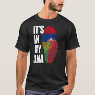 Camiseta Patrimônio Da Herança Do DNA Misturado Bielo-Armên