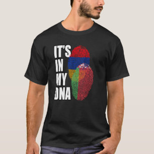 Camiseta Patrimônio Da Herança Do DNA Misturado Bielo-Armên