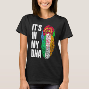 Camiseta Patrimônio Da Herança Do DNA Misturado Pela Irland