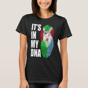 Camiseta Patrimônio Da Herança Do DNA Mix Do Burundi E Do D
