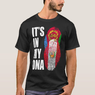 Camiseta Patrimônio Da Herança Do DNA Mix Do Peru E Da Erit