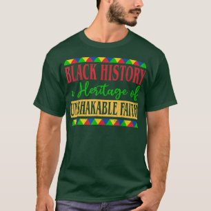 Camiseta Patrimônio da História Negra Inabalável Orgulho A 