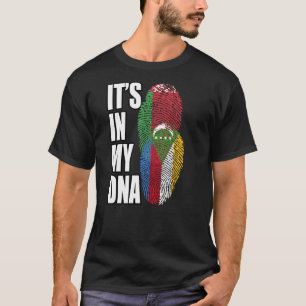 Camiseta Patrimônio Da Marca Do DNA Misturado Comoriano E B