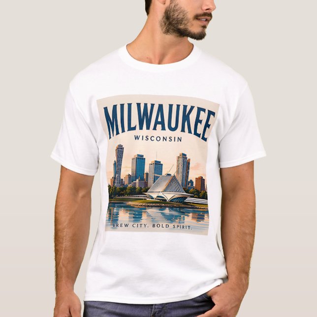 Camiseta Patrimônio da Orla de Milwaukee (Frente)