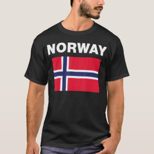 Camiseta Patrimônio de Bandeira da Noruega