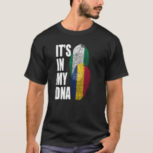 Camiseta Patrimônio De Bandeira De DNA Misterioso Chadiano 