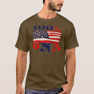 Camiseta Patrimônio do dna de Motivação de Sinalizador EUA