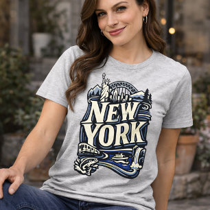 Camiseta Patrimônio do Estado de Nova York Marco do Império