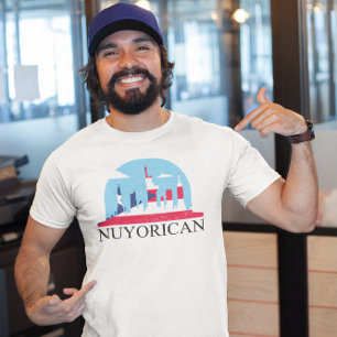 Camiseta Patrimônio do Orgulho Nuyorican New York Porto Ric