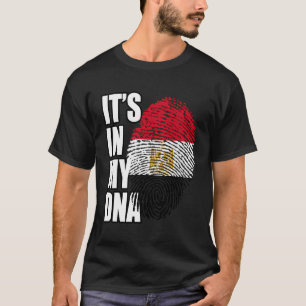 Camiseta Patrimônio Egípcio Bandeira Dna