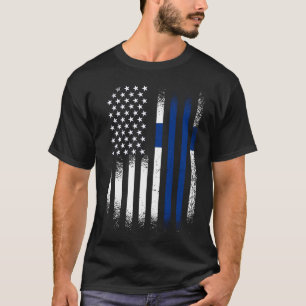 Camiseta Patrimônio Finlandês Americano Mês Patriota Finlan