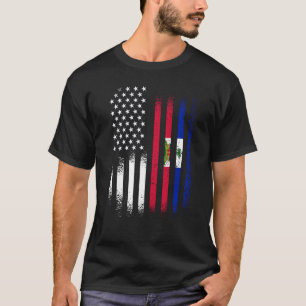 Camiseta Patrimônio Haitiano Americano Mês do Crescimento P