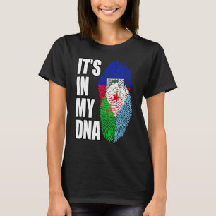 Camiseta Patrimônio Haitiano E Djibutiano De Mistura De DNA