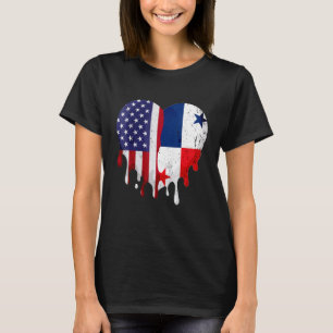 Camiseta Patrimônio Hispânico Americano do Panamá Mês Panam