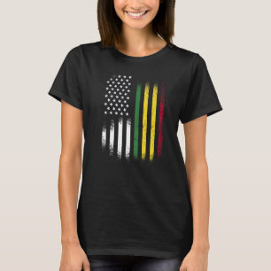 Camiseta Patrimônio Hispânico Boliviano Americano Mês da Bo