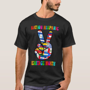 Camiseta Patrimônio Hispânico da Nação Mês de Natal de 2023