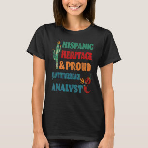 Camiseta Patrimônio Hispânico E Investigação Quantitativa O
