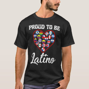 Camiseta Patrimônio Hispânico Mês 2022 Orgulho dos Países L