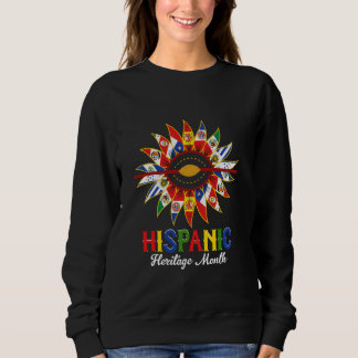 Camiseta Patrimônio Hispânico Mês, Bandeiras dos Países His