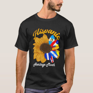 Camiseta Patrimônio Hispânico Mês Cachorro