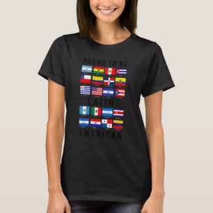 Camiseta Patrimônio Hispânico Mês de 2022 Contagem Nacional