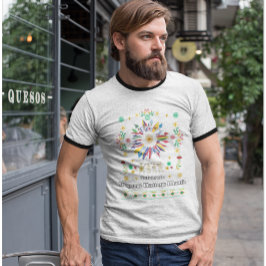 Camiseta Patrimônio Hispânico Mês Latino Flagres girassol D