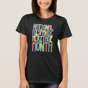 Camiseta Patrimônio Hispânico Mês, Mes Nacional de la Heren