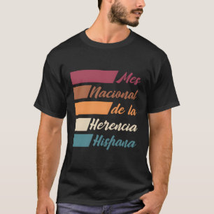 Camiseta Patrimônio Hispânico Mes Nacional De La Herenci