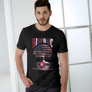 Camiseta Patrimônio Hispânico Mês Orgulhoso das minhas raíz