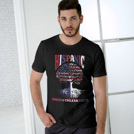 Camiseta Patrimônio Hispânico Mês Orgulhoso das minhas raíz